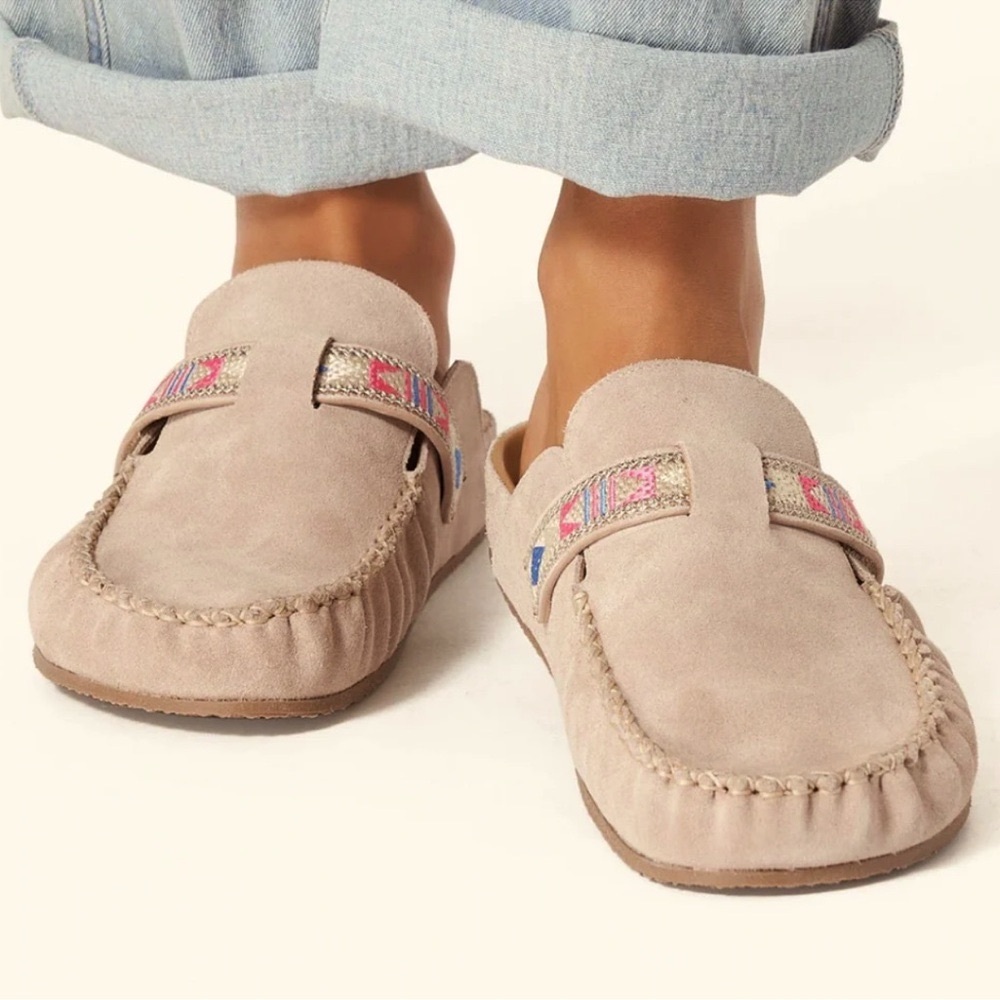 Xirena Ines Slide Suede Tan Blush Size 41/ US 10 Clog Mule